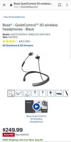 Bose Quite control 30 brand new