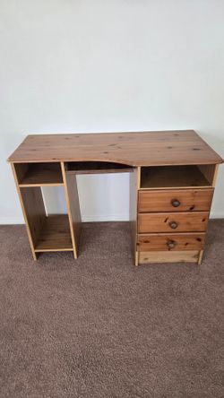 Wooden desk