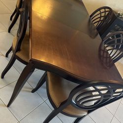 Bombay Wooden Dining Set – Extendable Table + 6 Chairs