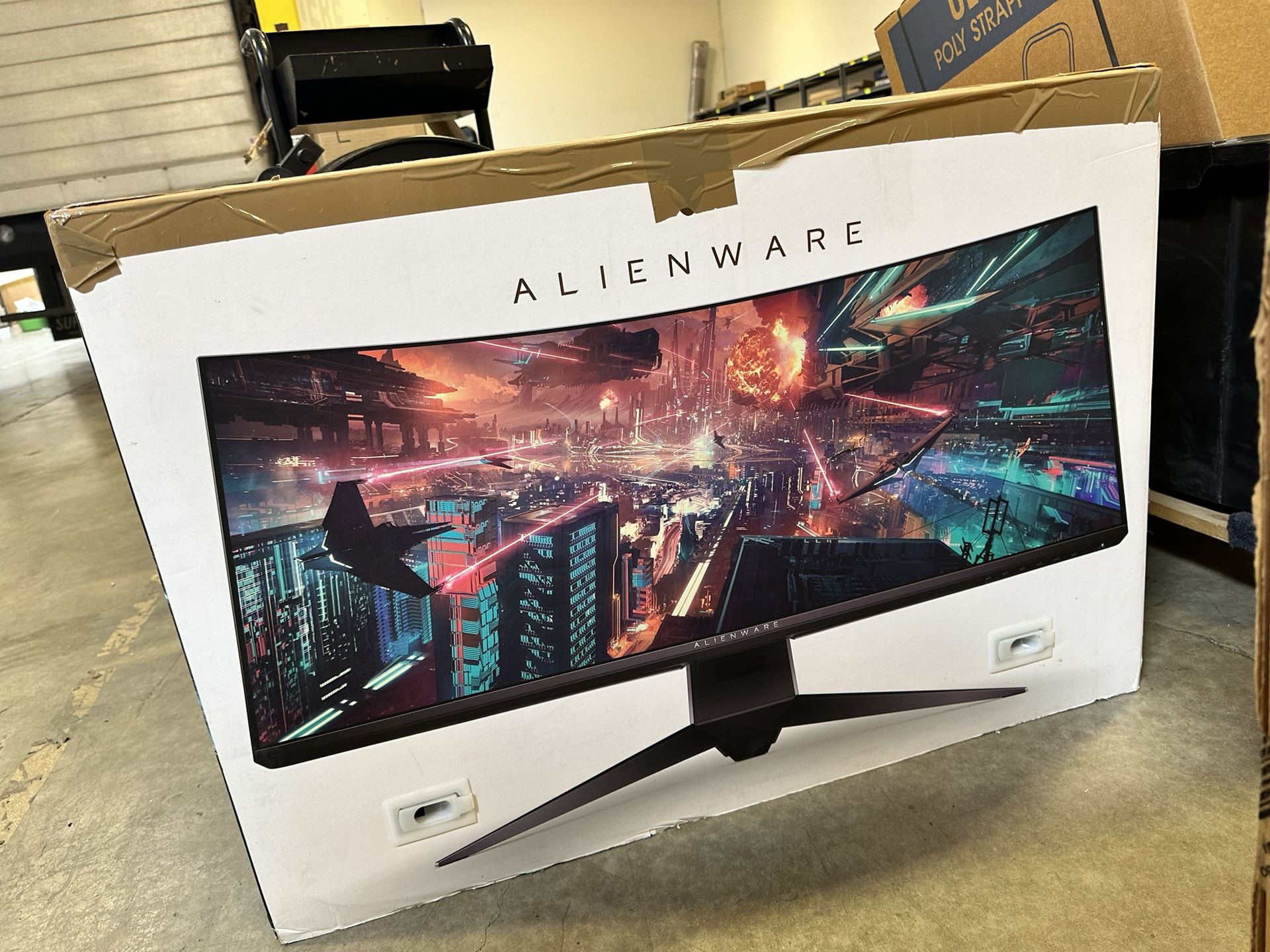 Dell 34.1 AW3418DW PC Screen NVIDIA G-Sync WQHD (3440x1440) /21:9/DP(1.2)/HDMI(1.4)/4xUSB 3.0/3Y PPG