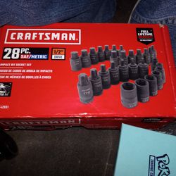 Craftsman 28 Piece Impact Socket Set