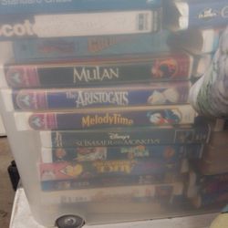 Original Disney VHS Tapes In Case