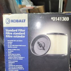 Shop Vac Filter  Kobalt. 