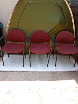 3 chairs, good condition may need a little bit cleaning 3 chairs for $20 cash only