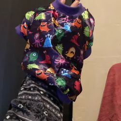 Size, Small Dog Jacket With Monsters Seems Waterproof$10