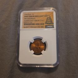 1999 Lincoln Cent with a mint error 