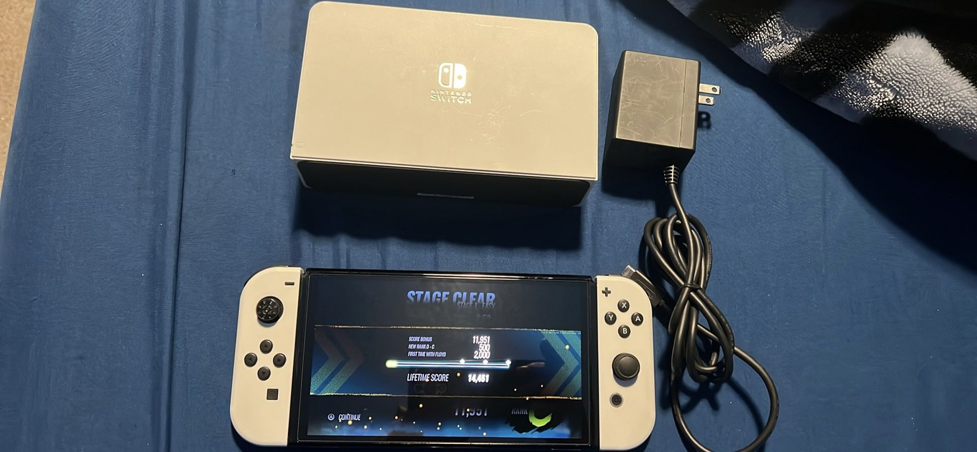 Nintendo switch oled with docking station 