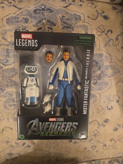 Marvel Legends mister fantastic and marvels HERBIE avengers doomsday.