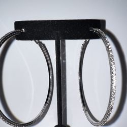 Crystal Hoop Earrings