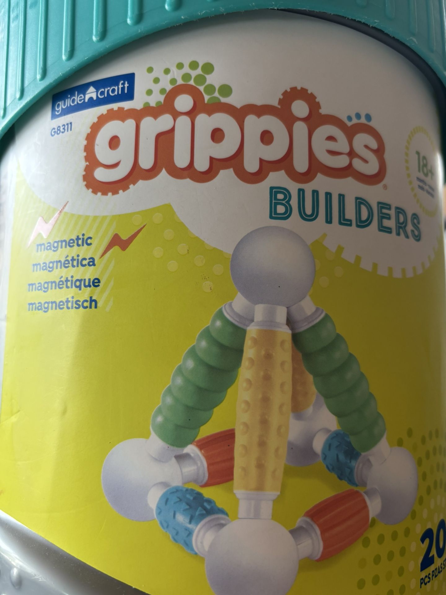 Guidecraft Grippies Builders - 20 Pieces