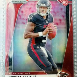 MICHAEL PENIX jr. RED PRIZM Rare Short Print. 