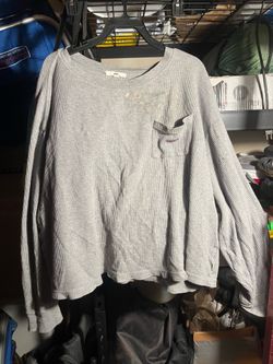 Women’s Vans Cropped Long Sleeve Shirt - Size M