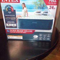 Intex Dura Beam Deluxe Pillow Top Airbed 