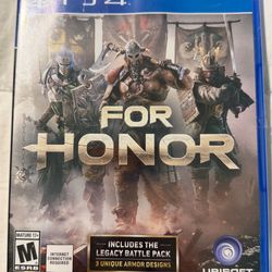 Sealed New PS4  For Honor video game