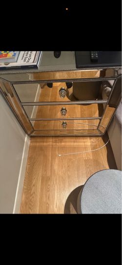 Mirrored 3-Drawer Nightstands $200 EACH