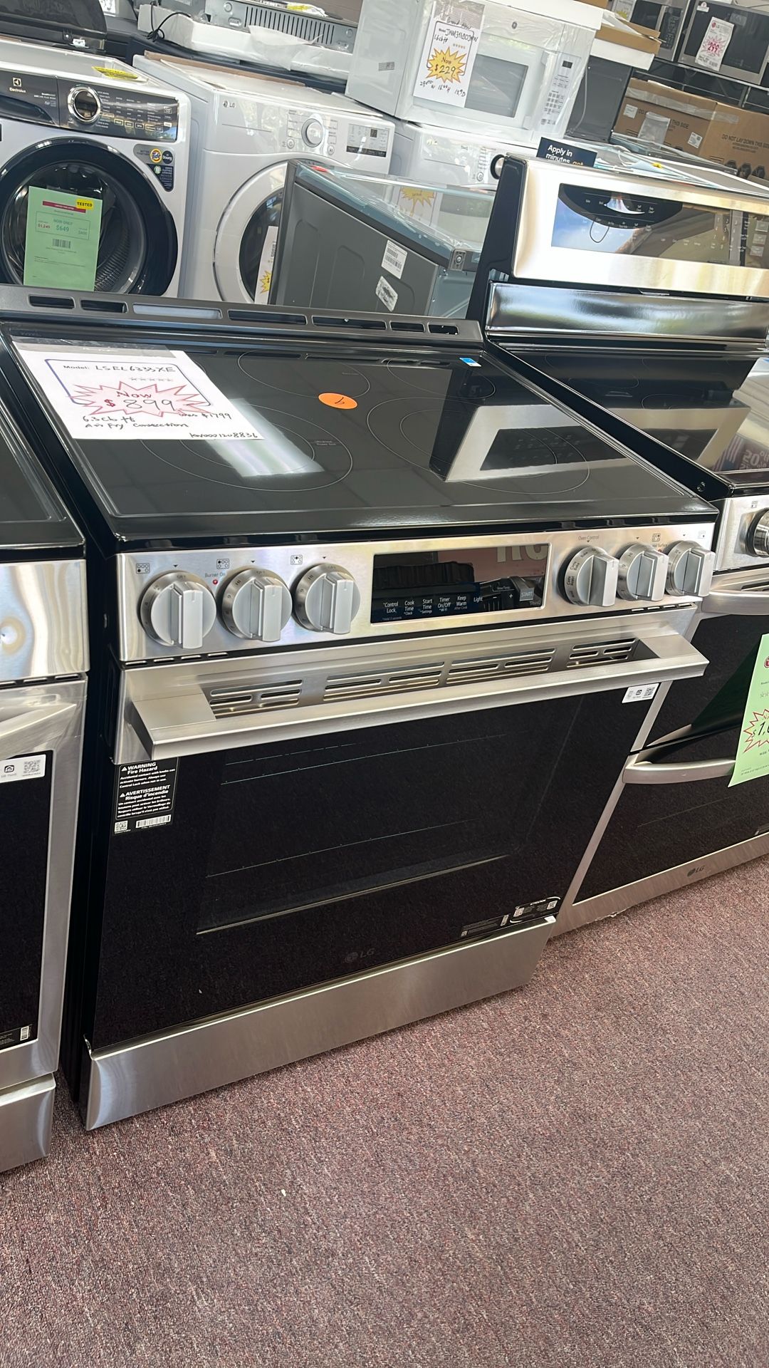 Stove Stainless Steel New Open Box Estufa