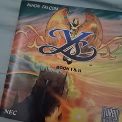 Nihon  Falcom Ys Book 1 And 2