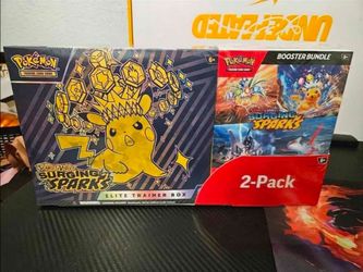 Costco Pokemon Surging Sparks 2-Pack Trainer Box and Booster Bundle