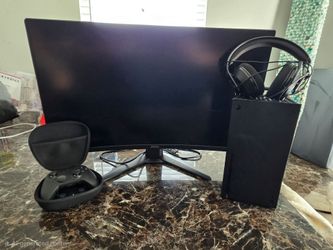 Xbox series X and accessories.