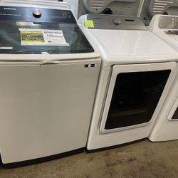 New Samsung Washer 5.5 Cu Ft And Dryer Gas 