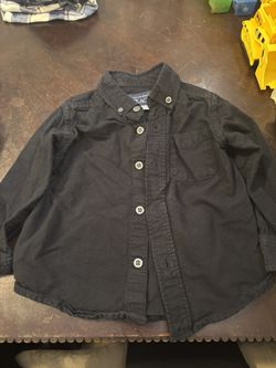 Black Dress Shirt For Child 18-24 Months