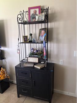 Cabinet with rack