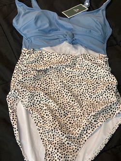 Two-Piece Swimsuit Set with Tags