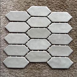 Tile Mosaic Gray Gloss. Size 12x12. Total 12 Sheets 
