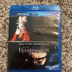 Dracula & Frankenstein Blu Ray Discs 