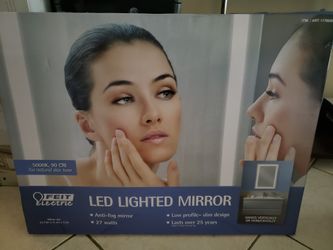 FEIT LED Lighted Mirror