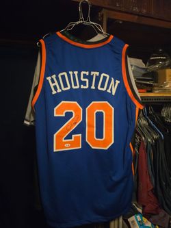 Allan Houston #20 Signed Knicks Jersey