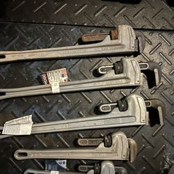 Ridgid Aluminum Pipe Wrenches 