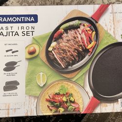 Tramontina Cast iron Fajita Set