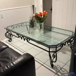 Heavy Duty Glass Coffee Table 