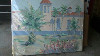 California scene oil painting