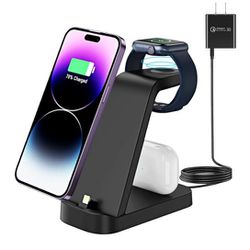 3 in 1 wireless charging for iPhone