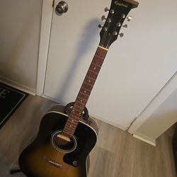 Epiphone Songmaker DR-100 acoustic guitar Sunburst finish 