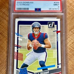 2023 Donruss Rated Rookie CJ Stroud PSA 9 