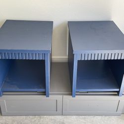 Solid Oak End Tables