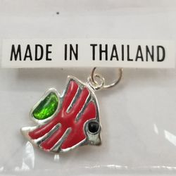 Fish Charm Sterling Silver 