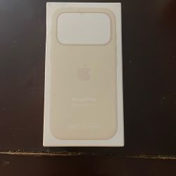 Apple iPhone 17 Pro Beige Silicon Case 