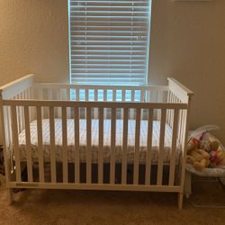 Baby Bed And Mattress 