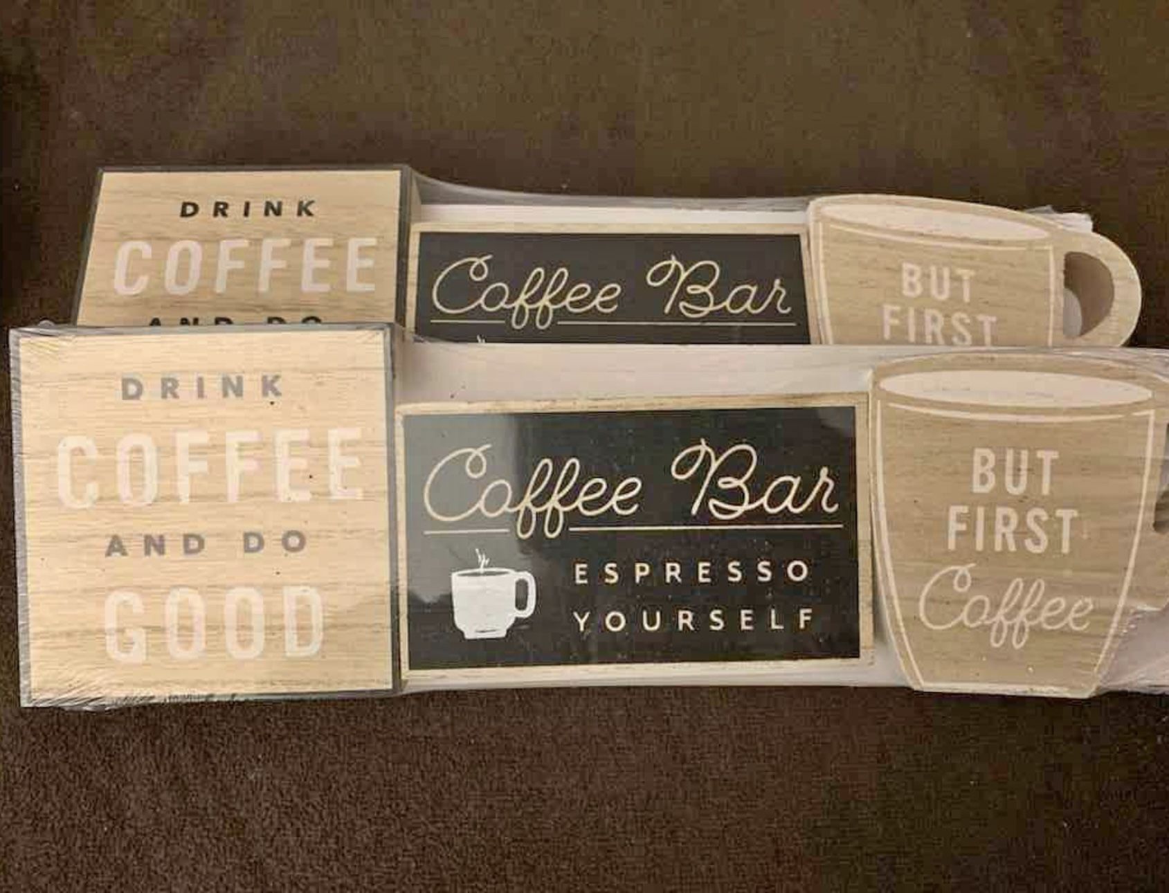 Coffee Bar Signs