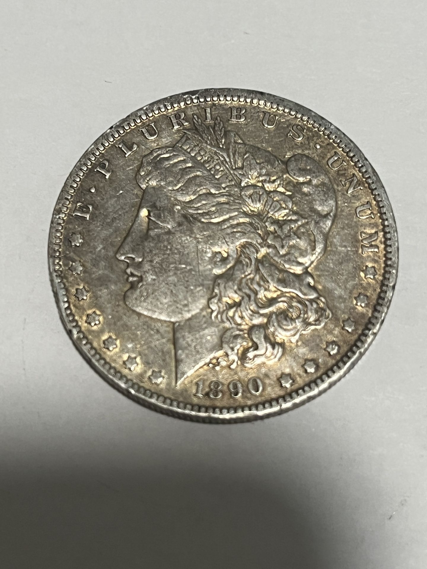 1890 O Morgan Silver Dollar 