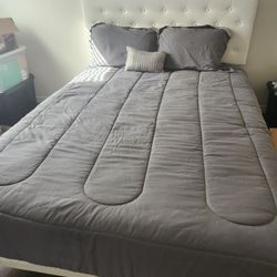 White Queen  Bed Frame