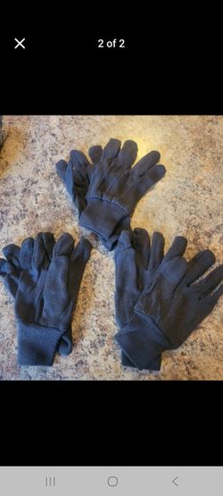 15 Pairs Brown Jersey Gloves New 