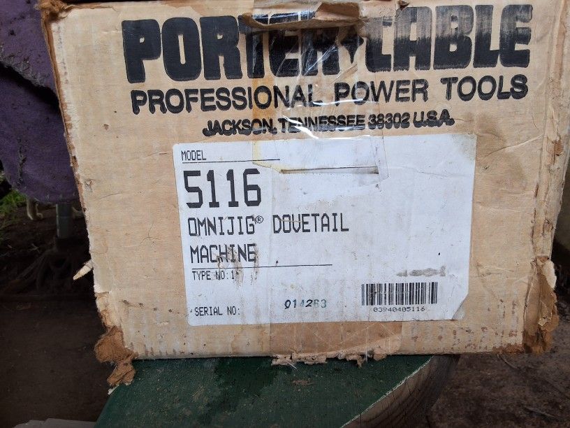 Porter Cable Woodworking 5116 omnijig  Dovetail Machine