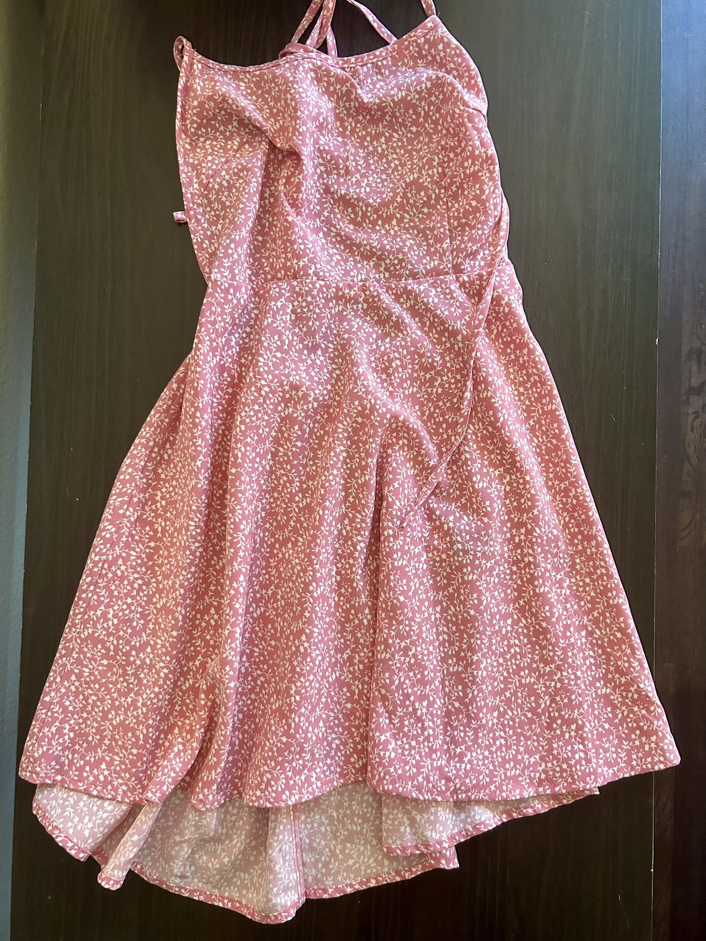 Pink Floral Dress