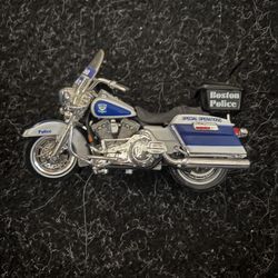 Boston Police Motorcycle Model by Harley Davidson Mario plus 2 More.