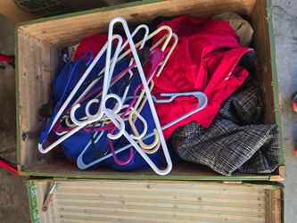 Trunk full womans clothing